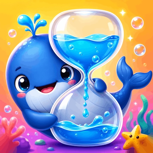 Kids Timer Visual Hourglass app icon